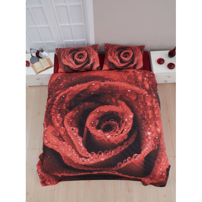 Σετ Πάπλωμα Υπέρδιπλο 220x240 Πάσιον Κόκκινο